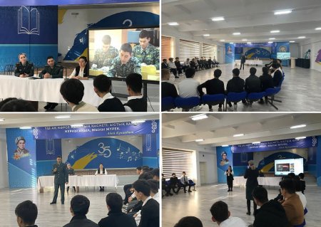 Патриоттық-танымдық  сағат өткізілді.