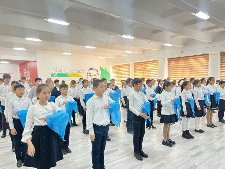 «Жас Ұлан» балалар мен жасөспірімдер ұйымына мүшелікке қабылдау салтанатты жиыны