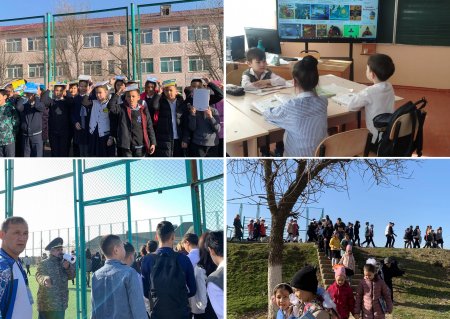 1 наурыз - Дүниежүзілік Азаматтық қорғаныс күніне орай оқу-жаттығулары өткізілді.