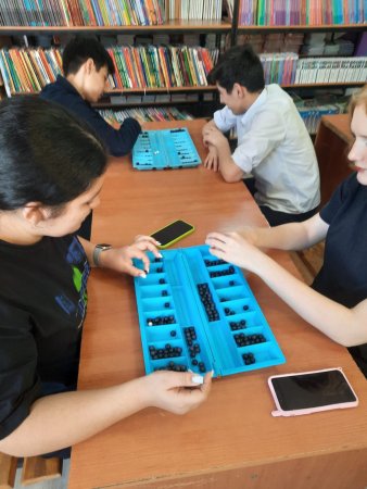 Тоғызқұмалақтан жарыс өткізілді.